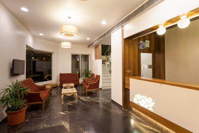 Reception Area of Hotel K Tree in Kolhapur