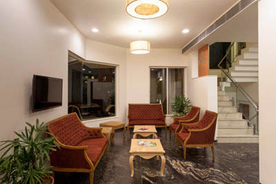 Lobby Area of Hotel K Tree in Kolhapur